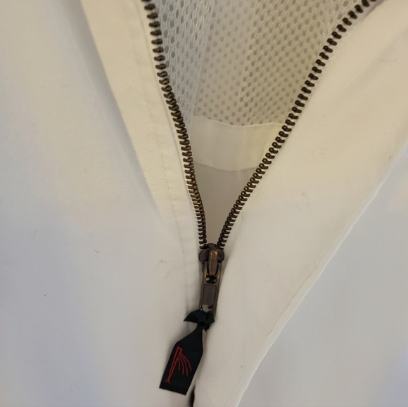 La Paz by Catalina Xlarge white cotton and polyester bomber jacket - Picture 5 of 7